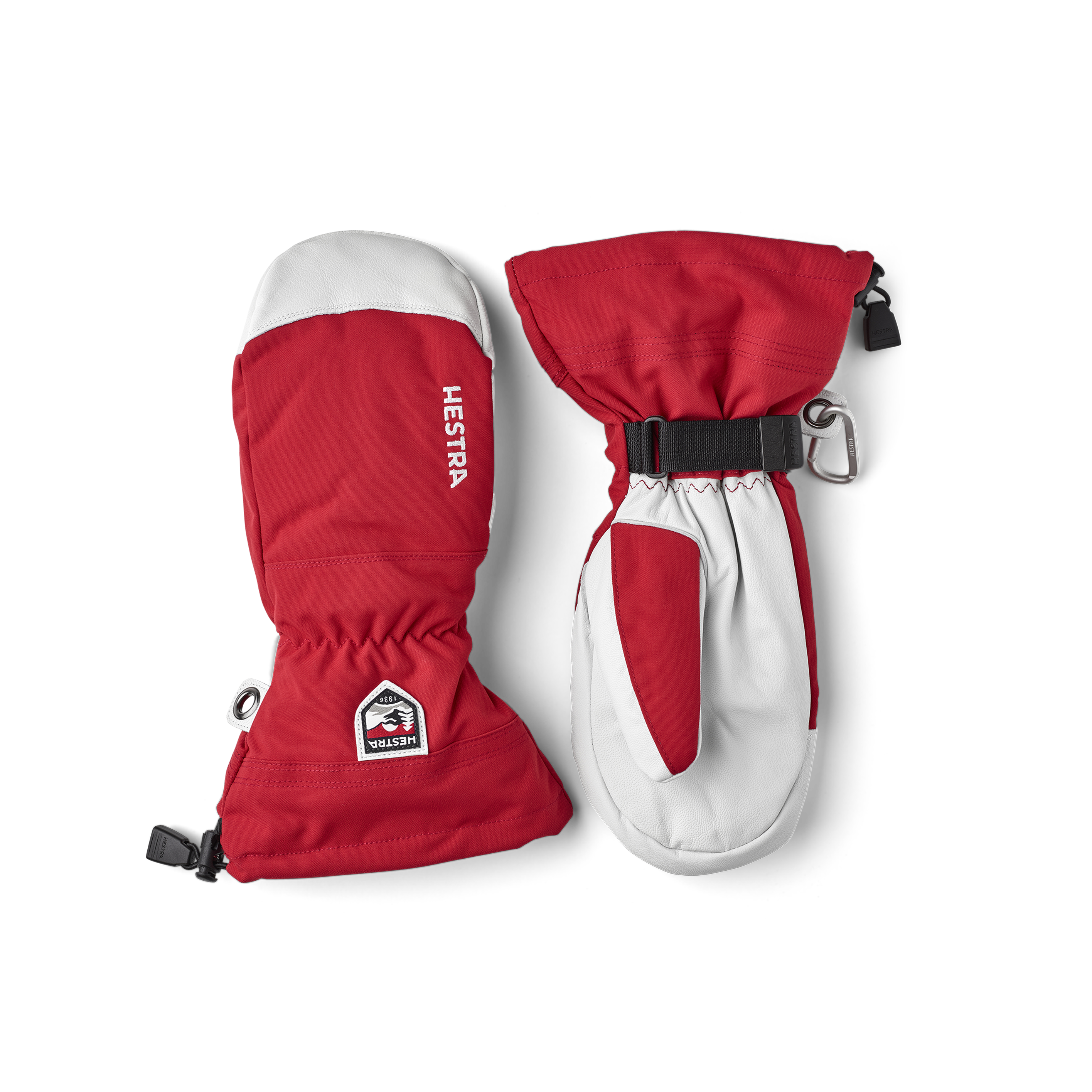 スキー・スノーボードアクセサリー HESTRA Leather Grove mitten 9 Army Leather Heli Ski - mitt – Hestra Gloves