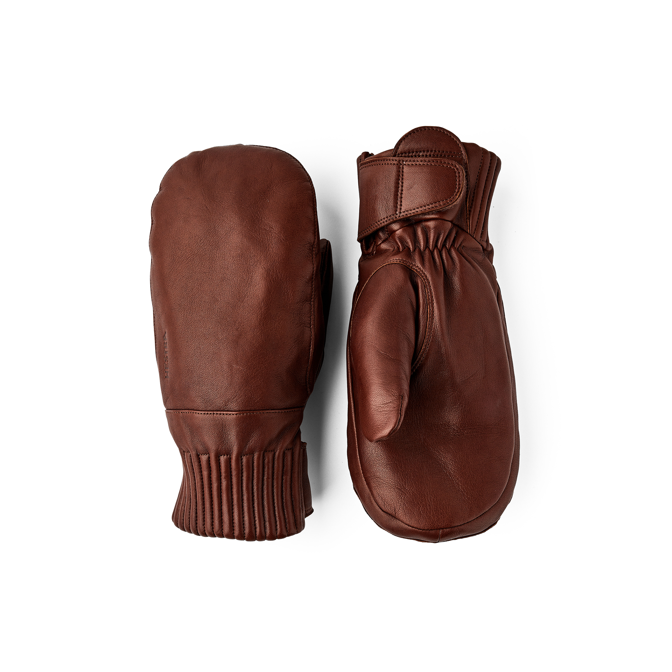 Brown hairsheep mitten